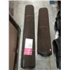 Image 1 : Two 34" Wide Rubber Backed Carpets