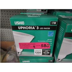 4 New 17 Watt LED Floodlight Bulbs