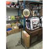 Image 1 : New 6 Foot Tall Patio Clock with Metal Frame