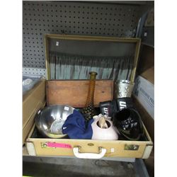 Vintage Suitcase & Contents