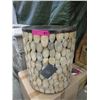 Image 1 : New LH Imports Wood Leopard Stool/End Table