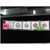 Image 1 : 1957 USA  Penny to Half Dollar Coin Set
