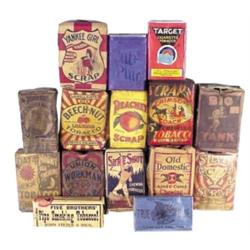 NOS tobacco packs (15): Peachey, True...