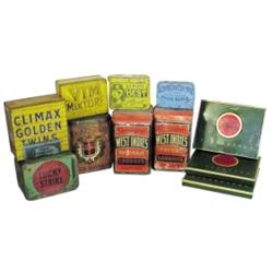 Tobacco tins (11): 4 Lucky Strike, We...