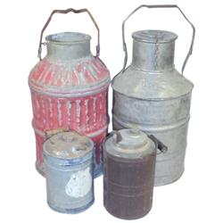 Gasoline cans(2), one 5 gal. Ames, an...