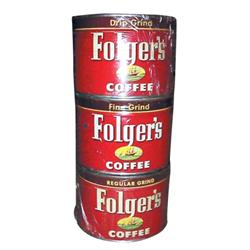 Folger's Coffee 1# advertising tins (...