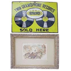 Porcelain Twin Gramophone Records sig...