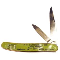 John Deere pocket knife: J.D. Patters...