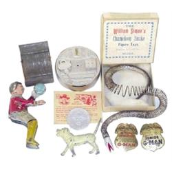 Junior G-Man badges, Hopalong Cassidy...