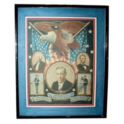 Political Woodrow Wilson sign, litho ...