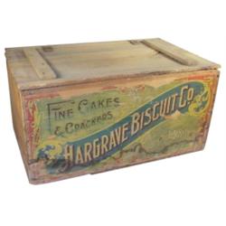 Hargrave Biscuit Co. wooden box-Balti...