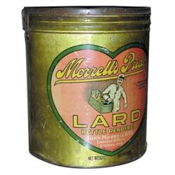 Morrell's Pride Lard tin, 50#, G+ con...