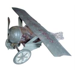 Glass candy container: Spirit of St. ...