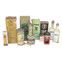 Medicine: tooth & talcum powders, Hum...