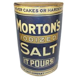 Morton Salt oversized cdbd. display, ...
