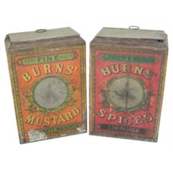 Burns' Mustard & Burn's Spices bulk s...