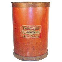 Patapsco Mills Pepper wooden bulk dru...