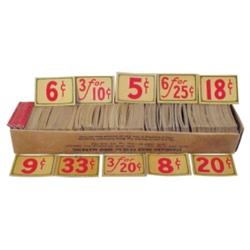 Country store price tags, 500+ cdbd. ...