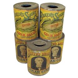 Baker's Brand Sugar Corn, 5 tin cans ...