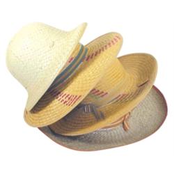 NOS straw sun hats (4), men's/woman's...