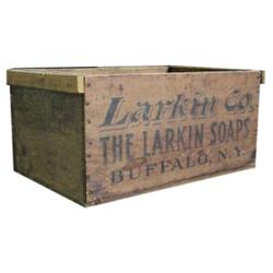 Larkin Soap wooden advertising box-Bu...