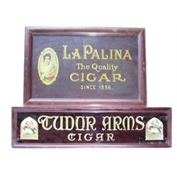 La Palina Cigar framed wooden sign, V...