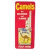 Image 1 : Camels thermometer, embossed tin, Ex....