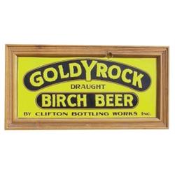 NOS GoldYrock Birch Beer embossed met...
