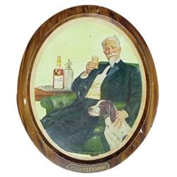 Glenmore Whiskey self framed litho on...
