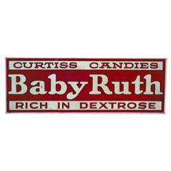 Baby Ruth-Curtiss Candies tin sign, c...