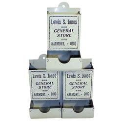 NOS tin advertising match holders (3)...