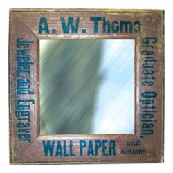 Advertising mirror, A.W. Thoma-Gradua...