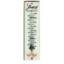 Standard Oil Co. thermometer, Stanole...