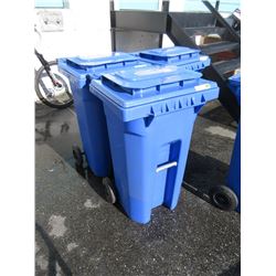 2 Schaefer 36 Gallon Recycle Bins