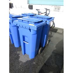 2 Schaefer 36 Gallon Recycle Bins