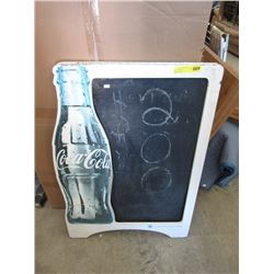 Coca-Cola Chalkboard Sidewalk Sign