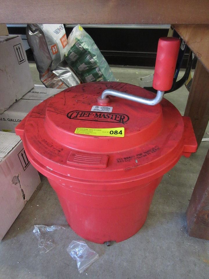 Chef Master 5 Gallon Commercial Salad Spinner