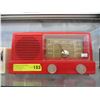 Image 1 : Rare Red General Electric Broadcast Receiver Radio