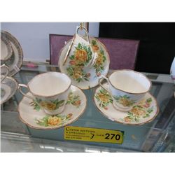 3 Royal Albert "Tea Rose" Tea Cups