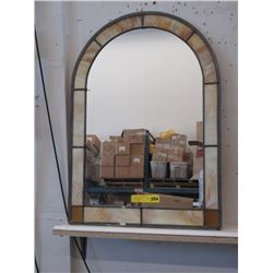 Domed Leaded Glass Mirror