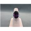 Image 1 : 12.20 Carat Amethyst Solitaire Ring