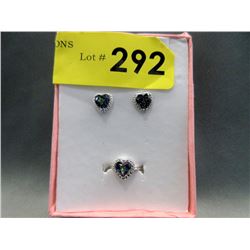 New Mystic Topaz & Diamond Earrings & Necklace