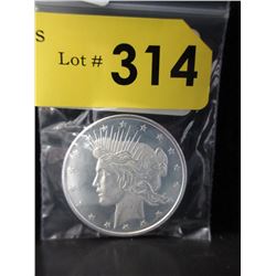 1 Ounce .999 Silver Art Round