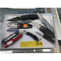 10 Assorted Pocket Knives