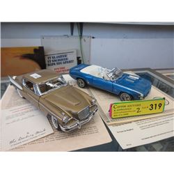 2 Die-Cast Danbury Collector Car Model