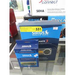 Sirius Satellite Radio Starmate 3 Radio w/ Adapter