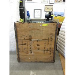 Wood Japanese China Shipping Crate