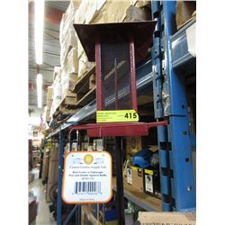 New 6 Foot Metal Bird Feeder with Squirrel Baffle