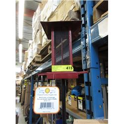 New 6 Foot Metal Bird Feeder with Squirrel Baffle