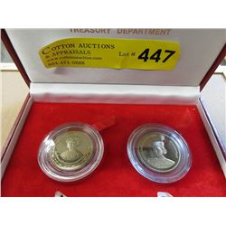 Foreign Treasury Department Double Coin Set